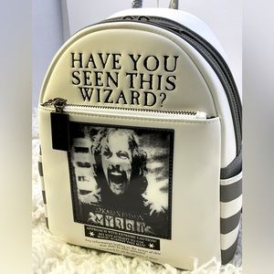 Loungefly Harry Potter Sirius Black Lenticular Wanted Poster Mini Backpack
